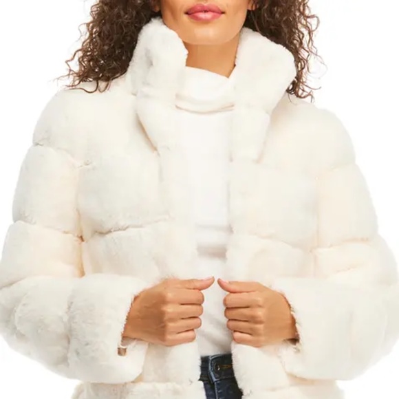 Generation love heidi store faux fur bomber